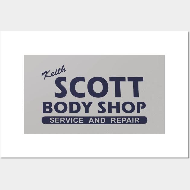 Keith Scott Body Shop (OTH) Wall Art by fandemonium